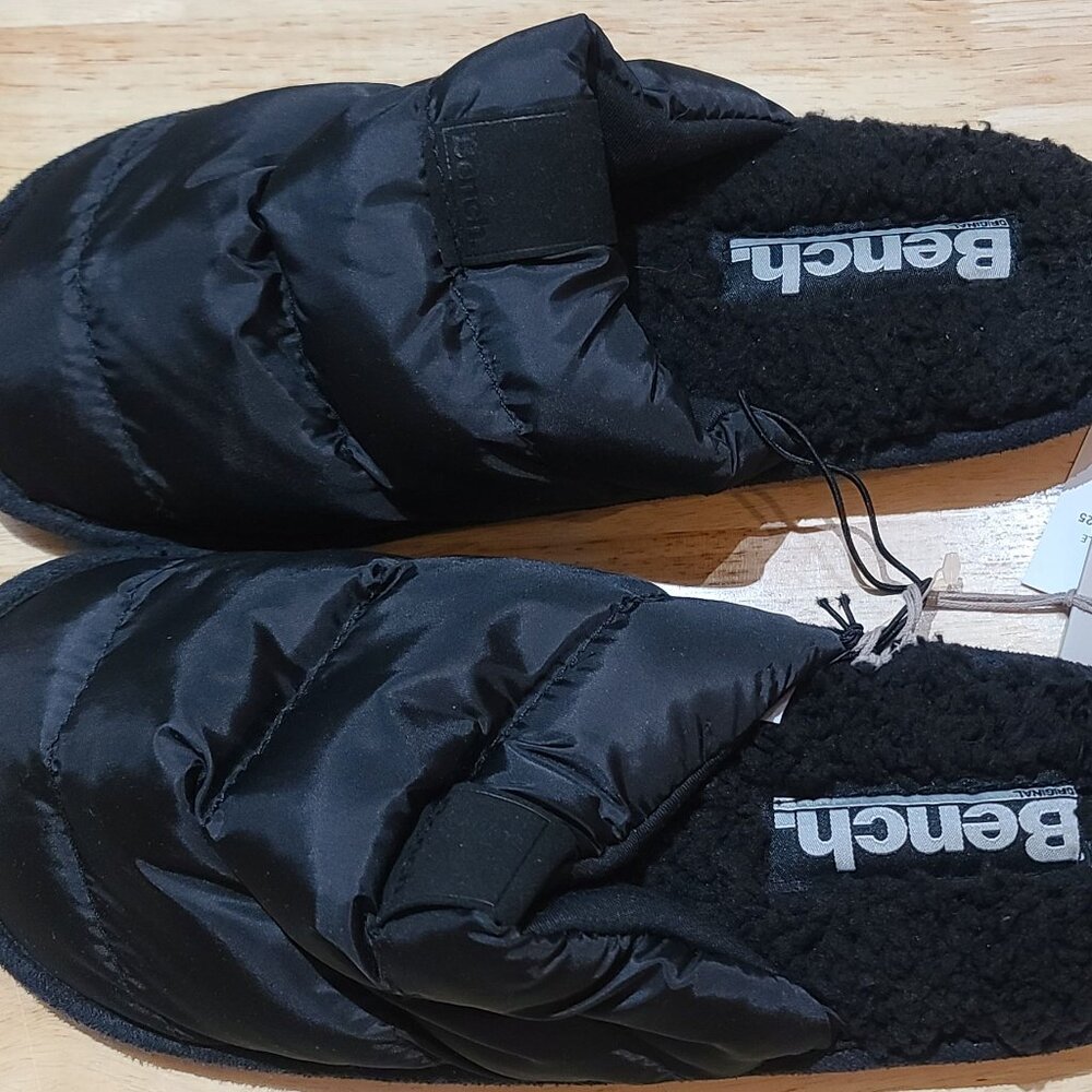 Bench Sherpa Puffer Scuff Slippers